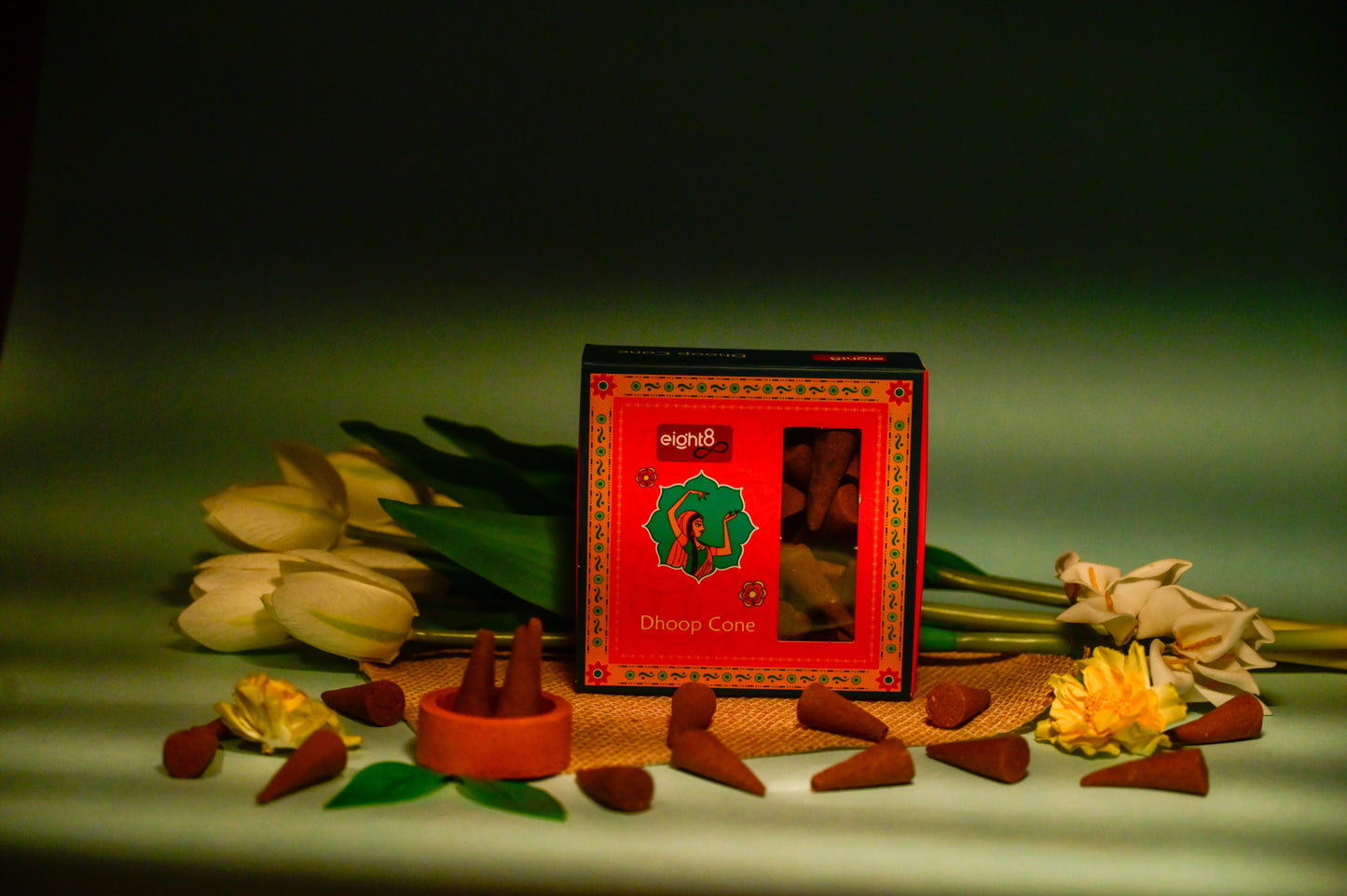 Dhoop Cones (30 Cones + Tulsi Stand)